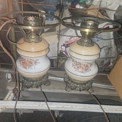 Antique Lamp Set