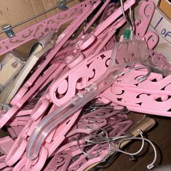 Pink Fancy Hangers $2/ Each
