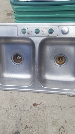 sink de aluminio