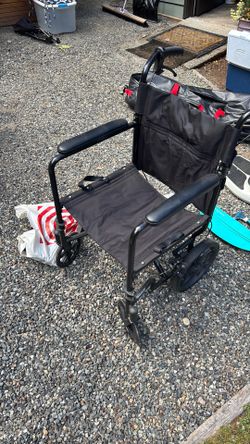 Folding  Transport wheelchair