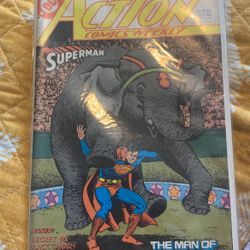 1988 ACTION COMICS Weekly #630 NM SUPERMAN CLASSIC App Key Issue High Grade