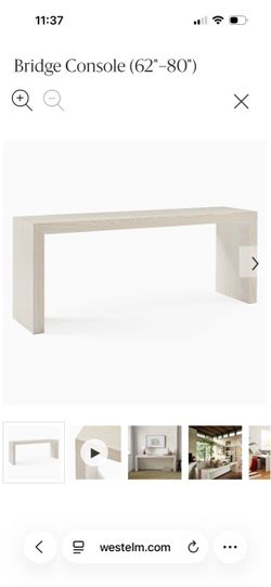 West Elm Bridge Console (62")