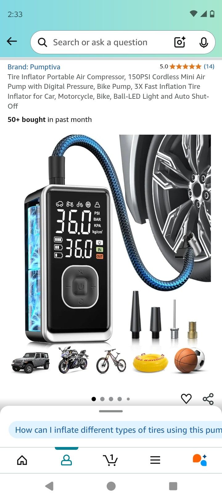 Portable Inflator