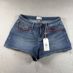 Shyanne Booty Shorts Women’s 29 Blue Denim Cowgirl Western Festival NWT Y2K#3643