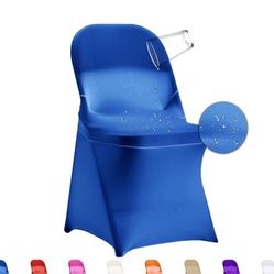36 PCS Waterproof Stretch Spandex Folding Chair Covers, Dining Room Chair Slipcovers Protector for Wedding, Banquet, Party, Holidays, Celebration and 
