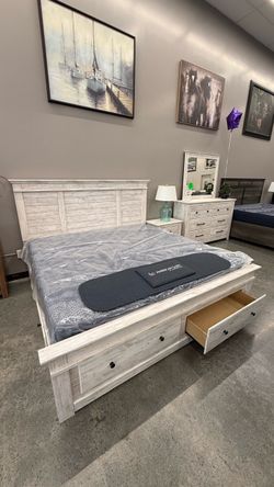 4 PC KING BEDROOM SET