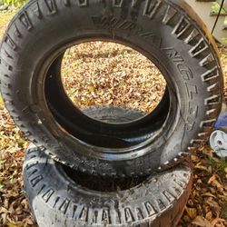 Set Of 2 Bald Goodyear Wrangler 265/65r18