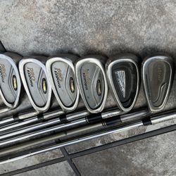 Spalding Men’s Irons Wedge Woods 10 Clubs Total