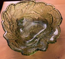 Green Glass Bowl