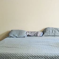 California king bed frame And Mattress For Immediate sale