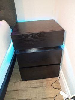 Vasagle Nightstand Ebony