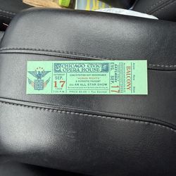 ticket proof for a Constitution Day Observance event held on September 17, 1938