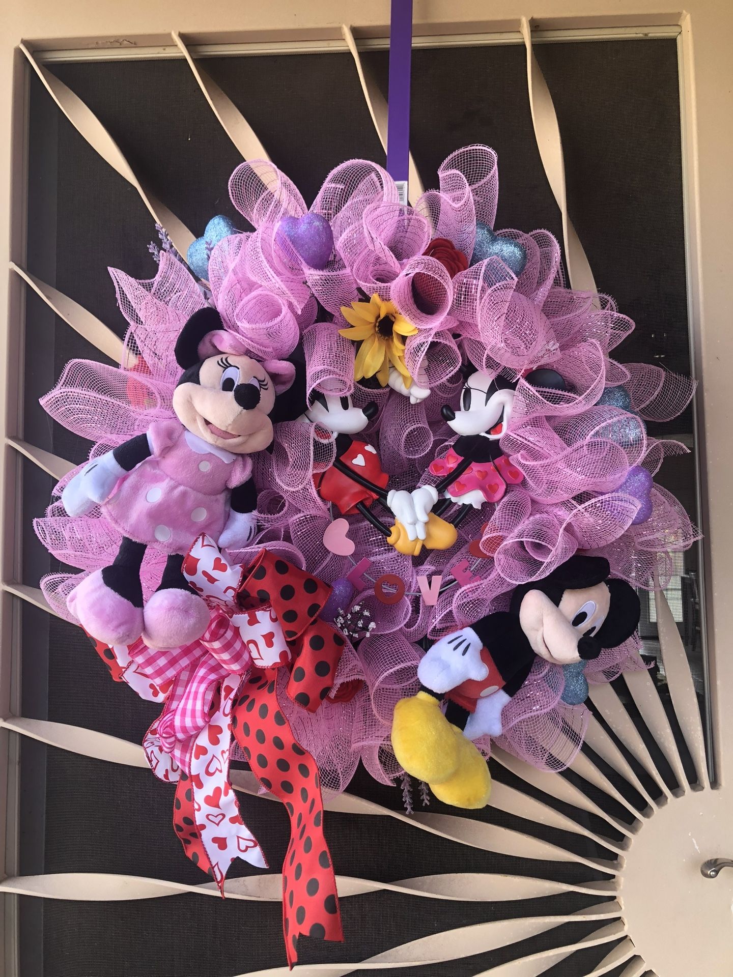 Mickey & Minnie Wreath