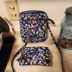 Vera Bradley Matching Purse And Wallet 