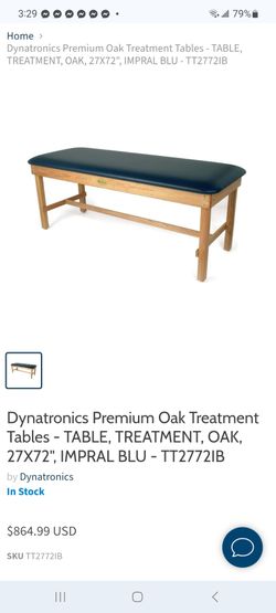 Dynatronics Premium Oak Treatment Tables - TABLE, TREATMENT, OAK, 27X72" $250