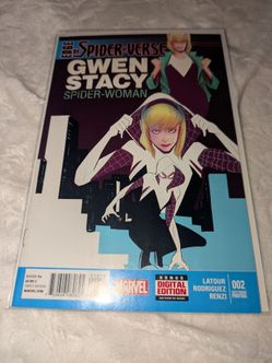 Edge of spider-verse #2 (first spider Gwen) second printing *