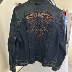 Ladies Harley Davidson Jean Jacket 