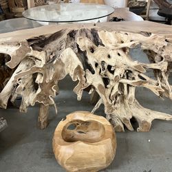 5 Ft Teakwood Console Entry Way Table 