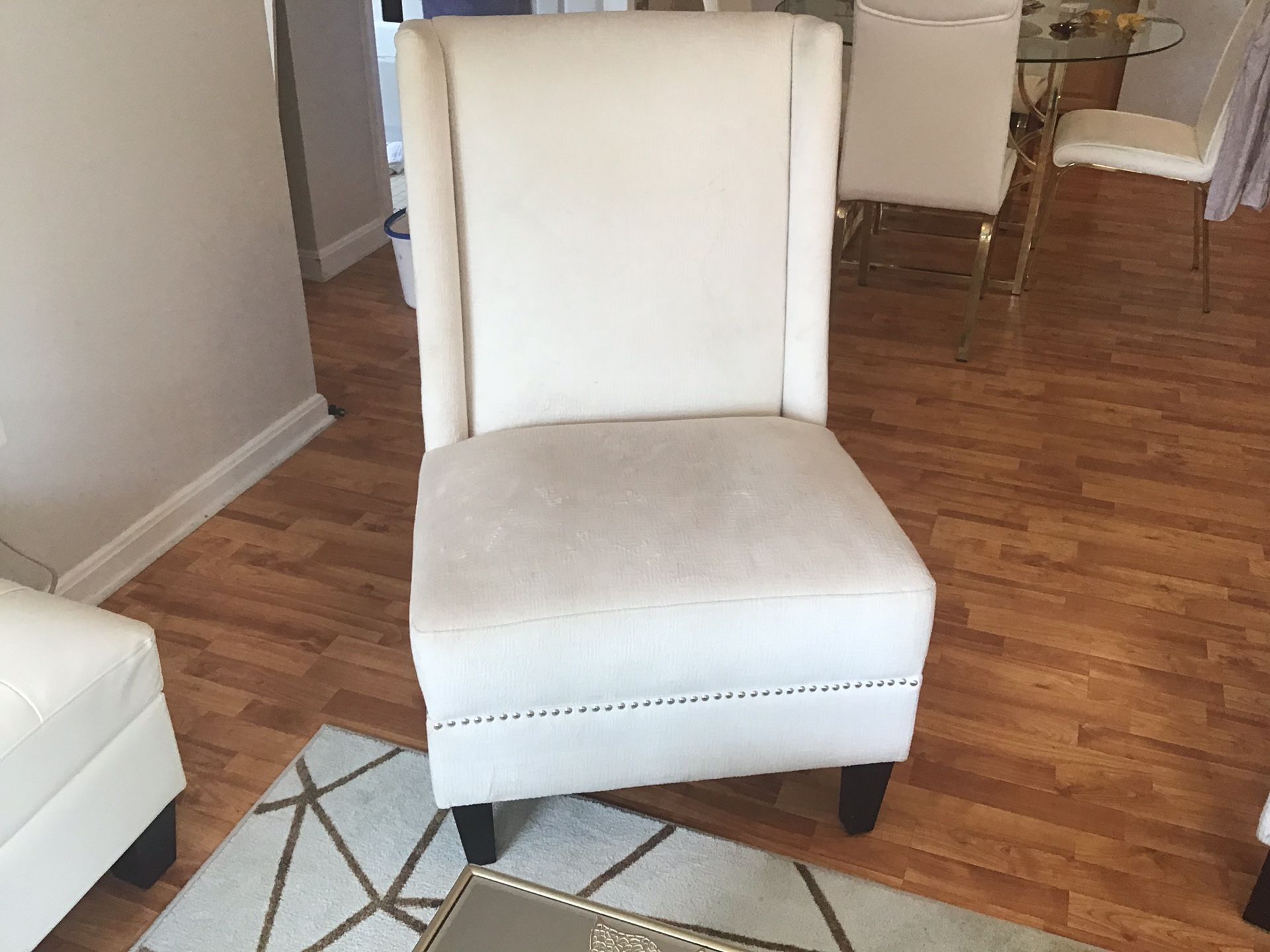 Ivory accent chairs