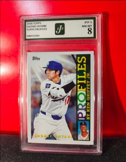 Shohei Ohtani Topps Profiles 2026 Topps #TP-1 EJE 8.N