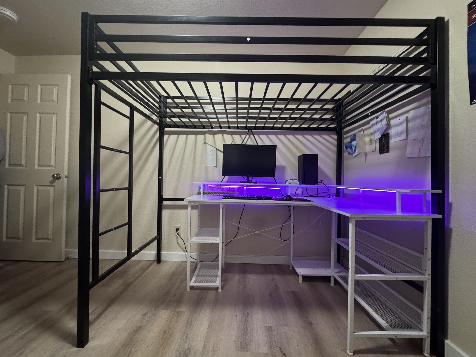Twin Bunk Bed Frame (space saver)
