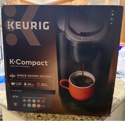 Keurig K-Compact single serve k-cup pod coffee maker, black