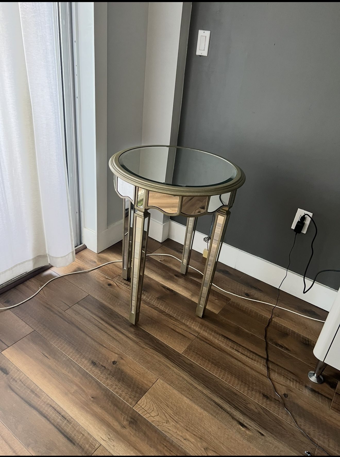 Mirrored Side Table
