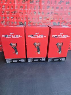 MILWAUKEE M18 FUEL 18V LITHIUM-ION BRUSHLESS CORDLESS 1/4-IN. HEX IMPACT DRIVER ( TOOL ONLY  )