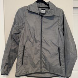 Nike Zip Up Coat - Medium - Gray