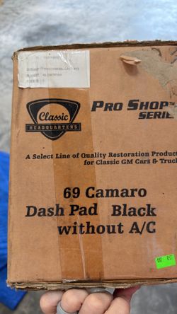 1969 Camaro OEM Dash Pad