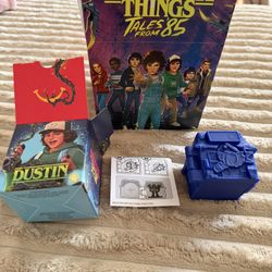 McDonald's Happy Meal box featuring a collaboration with the Netflix series Stranger Things.Dustin