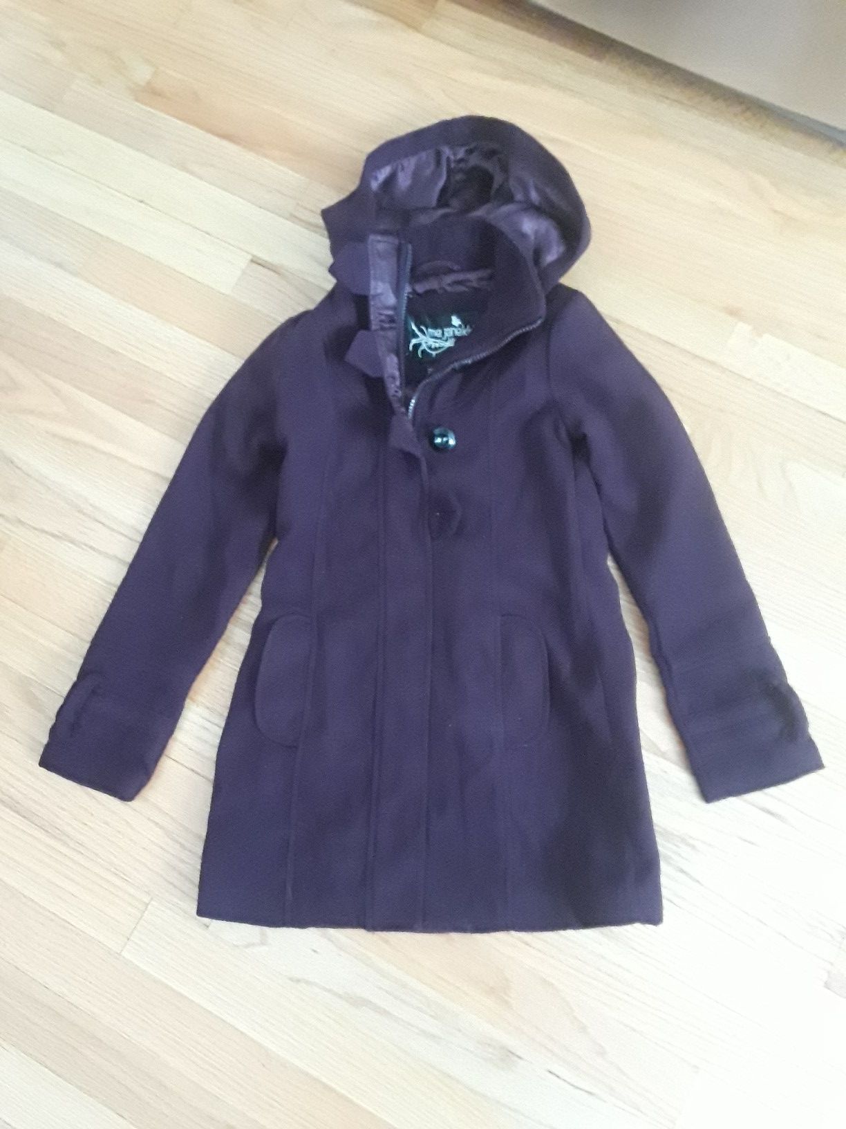 Purple dress coat size 7/8