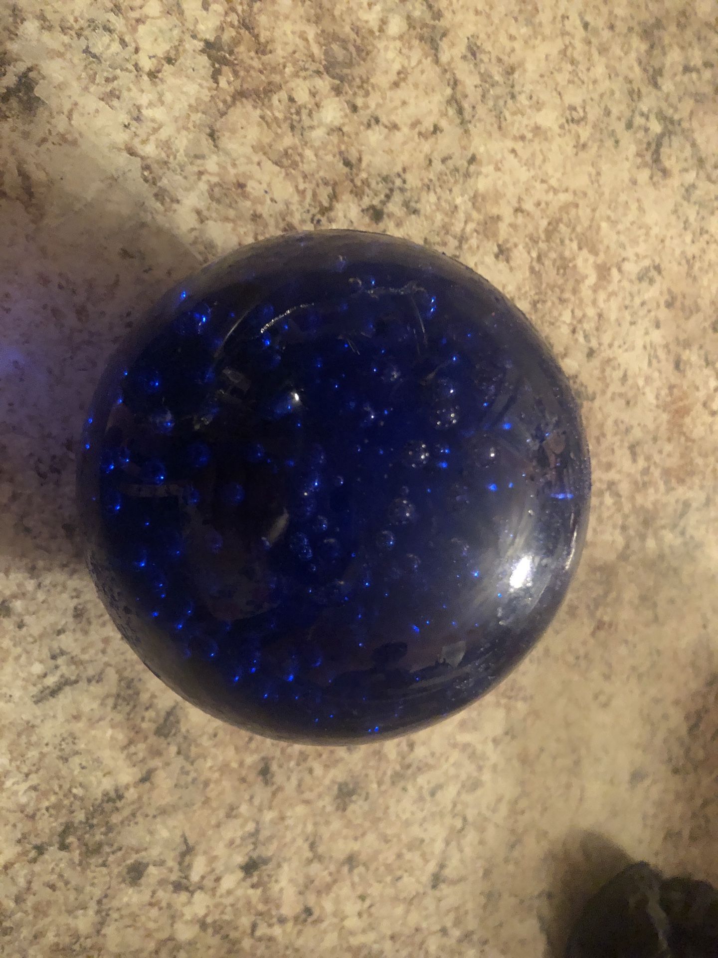 Blue Crystal Ball Weight