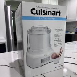 Cuisinart ICE-21 1.5-Quart Ice Cream Maker - Brand New In Box (White)