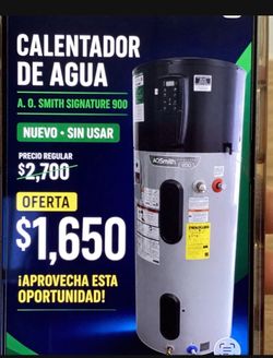 A.O smith signature 900 water heater not price on image