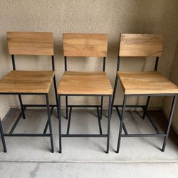 West Elm Counter Height Bar Stools ($50 Each)