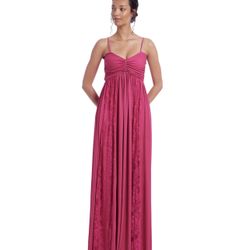 Jewel Badgley Mishka Women's Lace-Trim Gown - Size 12, Pink