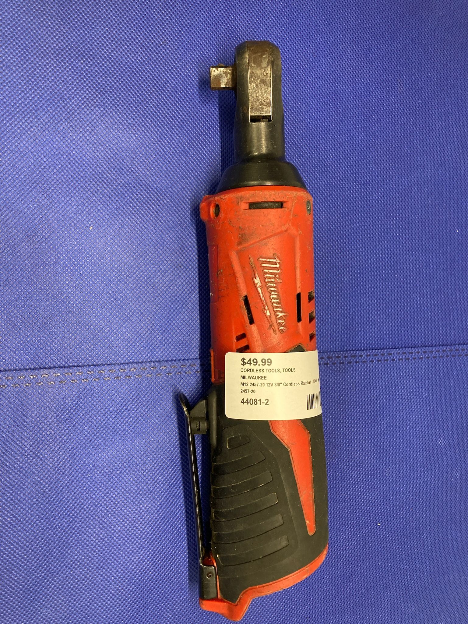 MILWAUKEE (2457-20) M12 12V 3/8'' Cordless Ratchet