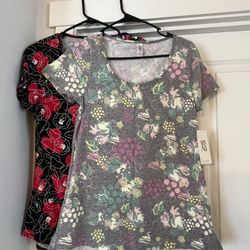 2 Disney Lularoe Shirts