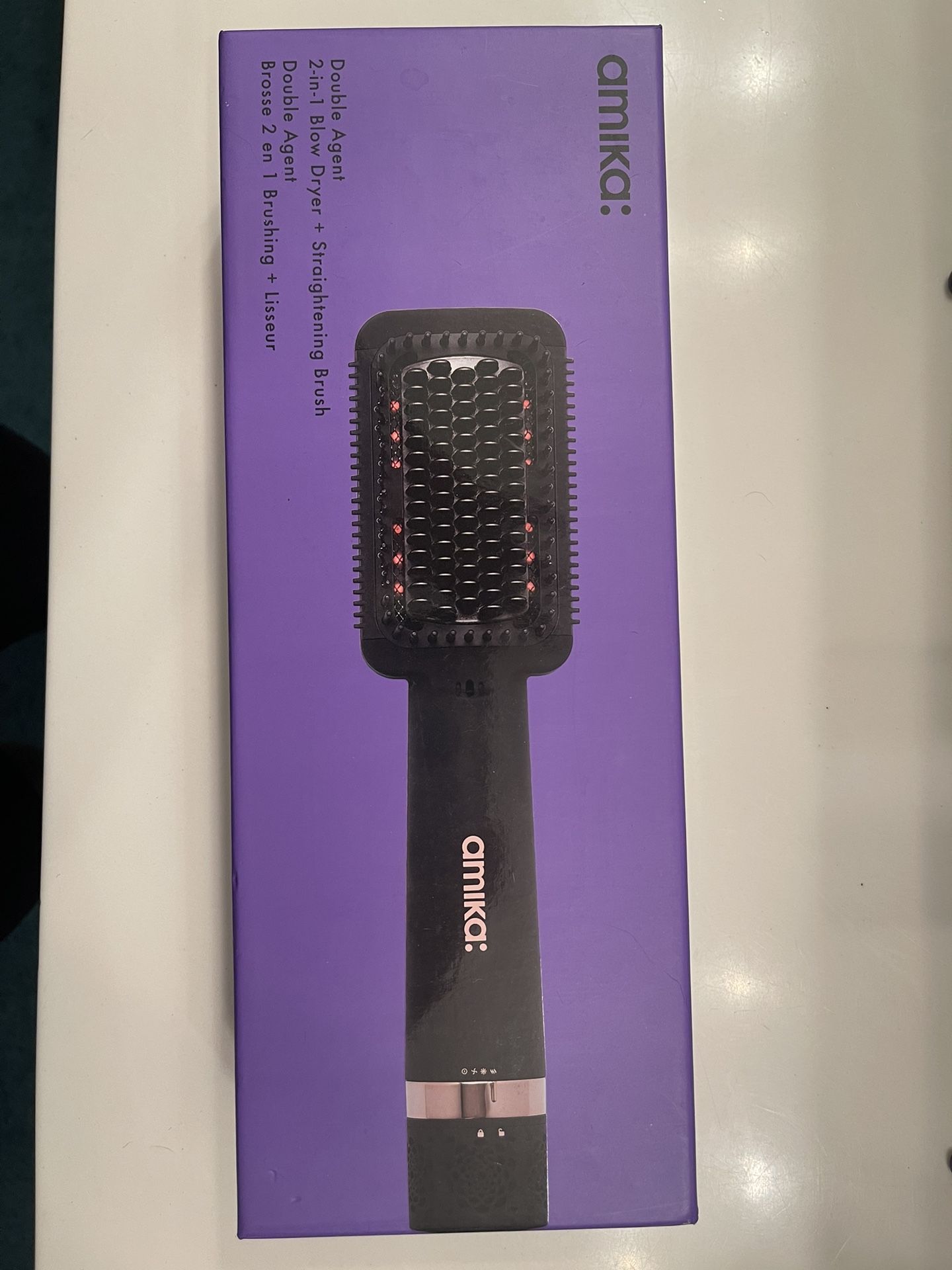 Amika  Double Agent 2 In 1 Blow Drying And Straightening Brush