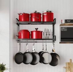 19”-30” Extendable Hanging Pot Rack