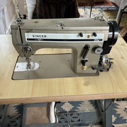 Singer industrial metal sewing machine