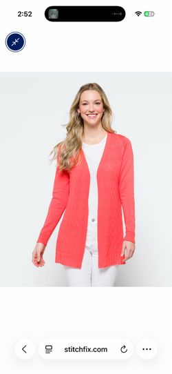Coral Cardigan