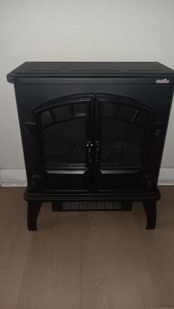 Duraflame Black Electric Fireplace Stove Heater