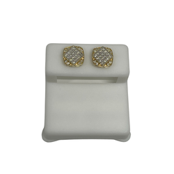 10k 0.35ct Diamond Stud Screw Back Earing