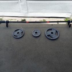 olympic weights & bar 