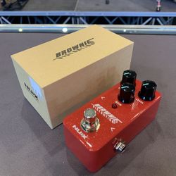 NUX NDS-2 Brownie Distortion Electric Guitar Effect Pedal NEW!