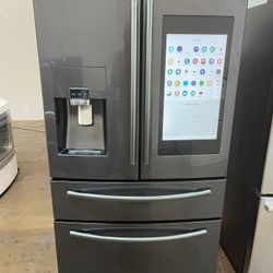 REFRIGERATOR SAMSUNG BLACK STAINLESS STEEL WITH TOUCH SCREEN WIFI 