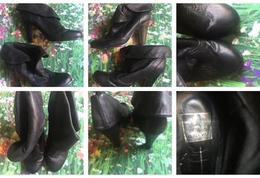 DOLCE VITA Leather Black Heel 8M Good Condition sold as is