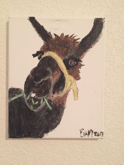 Original 8in x 10in canvas painting